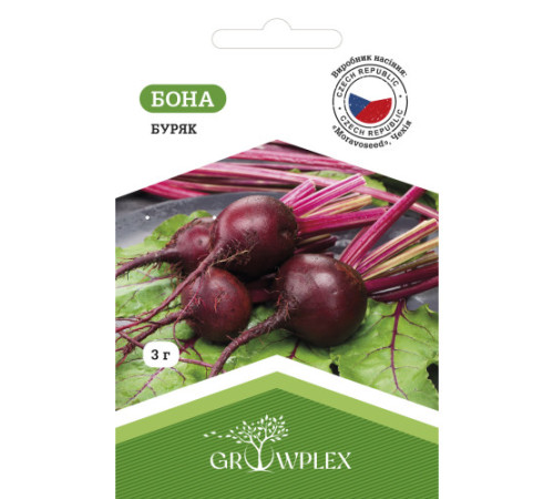 ТМ GROWPLEX Свекла Бона 3г (Morawoseed)