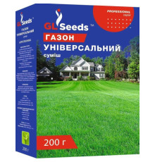 Насіння газонної трави Універсальний газон 200г GLSeeds Україна