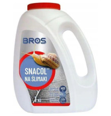 ТМ Bros/Брос Засіб від слимаків Snacol/Снакол 1кг БАНКА Польща ОРИГІНАЛ