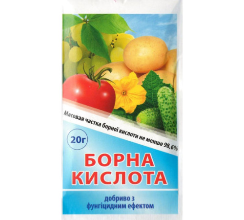 СВР/УДОБРЕНИЯ Стимулятор роста Борная кислота 20г Польша