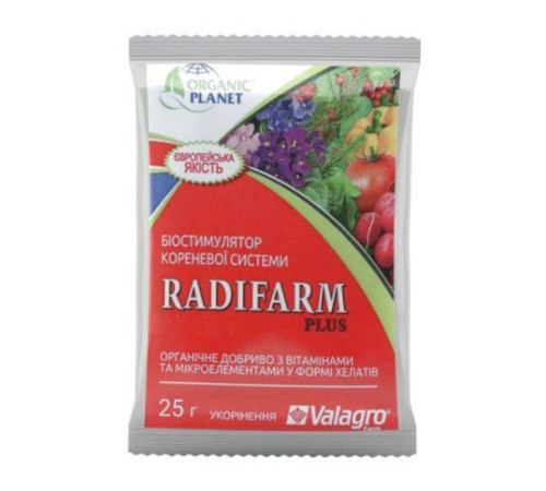 Біостимулятор росту кореневої системи (укорінювач)  Radifarm/Радіфарм 25г Valagro