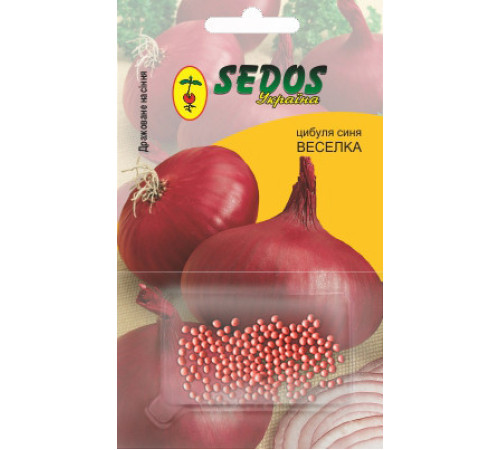 ТМ SEDOS Цибуля Веселка 200шт драж.