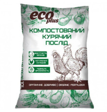 Компостированный курячий послід Eco Plus 6л