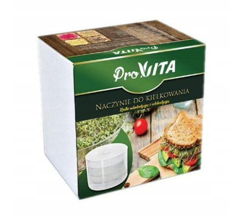 Пророщувач (спраутер) для насіння і мікрозелені ТМ ProVita Польща