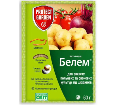 ТМ SBM Інсектицид грунтовий (протруйник) Белем 0,8м.г. 60г/100шт