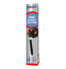 ТМ Bros/Брос Відлякувач кротів Sonic зона дії 650-800м2