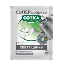 СУПЕР ДОБРИВО Сотка Хелат цинку 10г уп/30шт