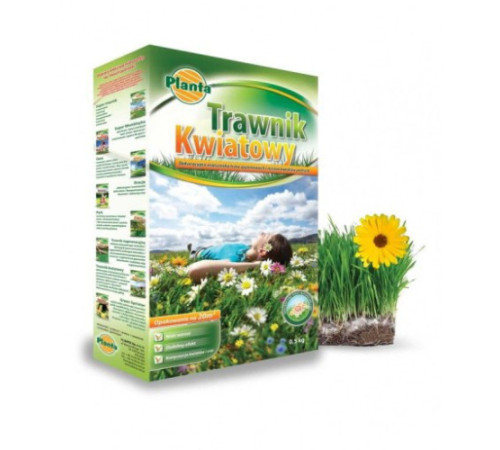 ТМ PLANTA Газонна трава Trawnik Kwiatowy Мавританський газон 900г