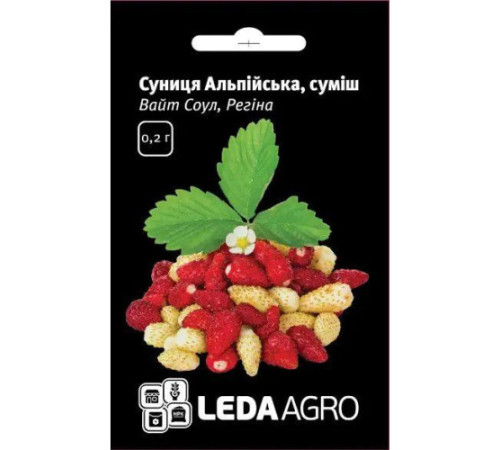 ТМ LEDAAGRO Суниця  Альпійська Суміш Вайт Соул, Регіна  0,2 г