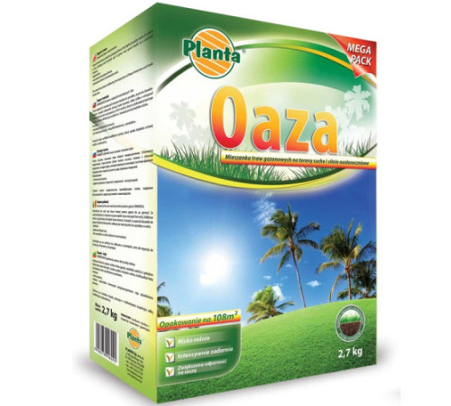 ТМ PLANTA Газонна трава OAZA засухоуст. 2.7 кг