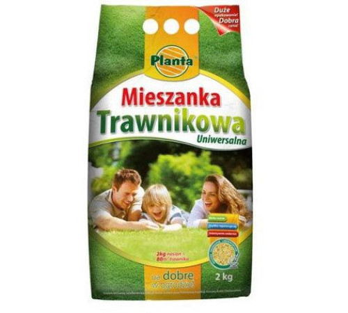 ТМ PLANTA Газонная трава Mieszanka Trawnikowa Универсальная 2кг