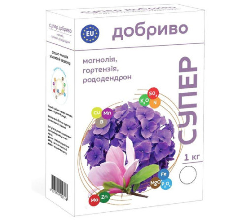 СУПЕР УДОБРЕНИЕ для Магнолий, гортензий, рододендронов 1кг/6шт Финляндия