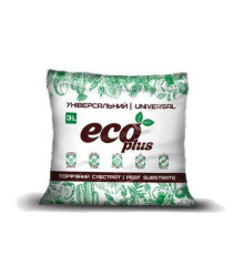 Торф'яної субстрат Eco Plus Універсальний 3л