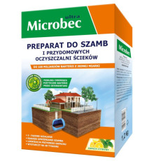 ТМ Bros/Брос Препарат Мікробек Microbec ULTRA для септиків та вигрібних ям 1,2кг 