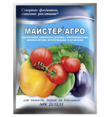Добриво Майстер-Агро для томатів, перцю і баклажанів 100г