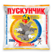 Родентицид Лускунчик тісто 200г 50шт/уп