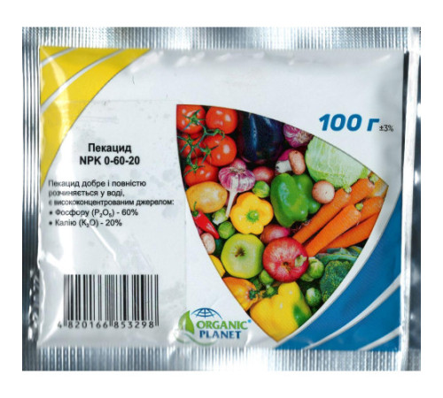 Минеральное удобрение Пекацид (Pekacid) NPK 0-60-20 100г