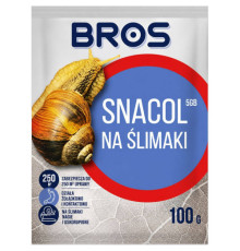 ТМ Bros/Брос Засіб від слимаків Snacol/Снакол 100г Польща ОРИГІНАЛ